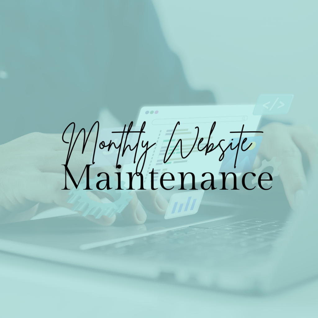 Monthly website Maintenance